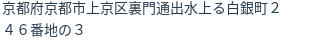 住所(登記所在地)