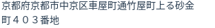 住所(登記所在地)