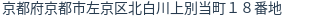 住所(登記所在地)