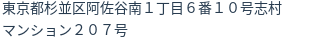 住所（登記所在地）