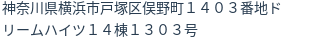 住所(登記所在地)