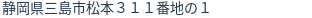住所(登記所在地)