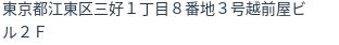 住所(登記所在地)