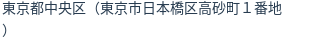 住所(登記所在地)