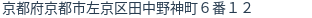 住所(登記所在地)