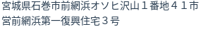 住所(登記所在地)