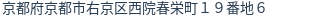 住所(登記所在地)