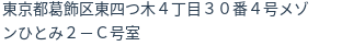 住所(登記所在地)