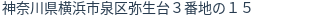 住所(登記所在地)