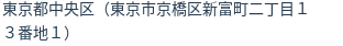 住所（登記所在地）