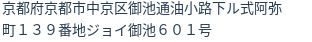 住所(登記所在地)