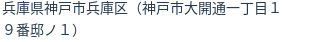 住所（登記所在地）