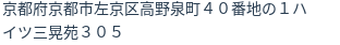 住所(登記所在地)
