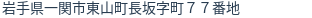 住所（登記所在地）