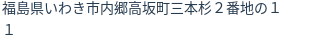住所(登記所在地)