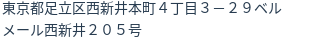 住所(登記所在地)
