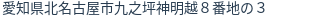 住所(登記所在地)