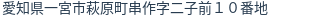 住所(登記所在地)