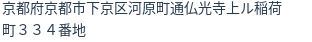 住所（登記所在地）