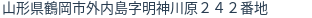 住所(登記所在地)