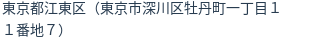 住所（登記所在地）
