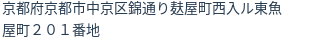 住所(登記所在地)