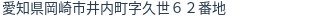 住所(登記所在地)