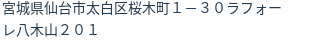 住所(登記所在地)