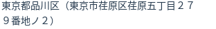 住所（登記所在地）