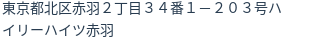 住所(登記所在地)