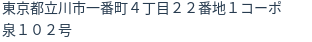 住所（登記所在地）