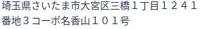 住所（登記所在地）