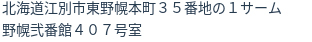 住所（登記所在地）