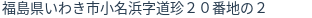 住所（登記所在地）