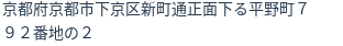住所(登記所在地)