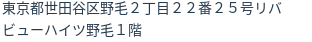 住所(登記所在地)