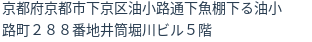 住所（登記所在地）