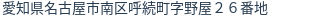 住所(登記所在地)