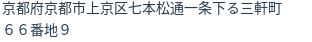 住所(登記所在地)