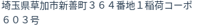 住所(登記所在地)