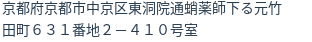 住所(登記所在地)