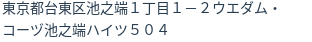 住所(登記所在地)