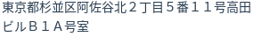 住所(登記所在地)