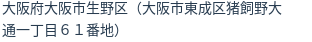 住所（登記所在地）