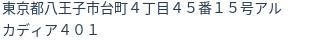 住所（登記所在地）