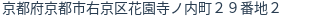 住所（登記所在地）