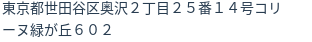 住所(登記所在地)