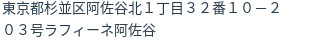住所(登記所在地)