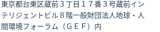 住所（登記所在地）