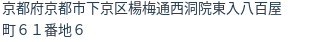 住所（登記所在地）